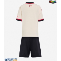 Otroški Nogometni dresi Liverpool Gostujoči 2025-26 Kratek Rokav (+ Kratke hlače)